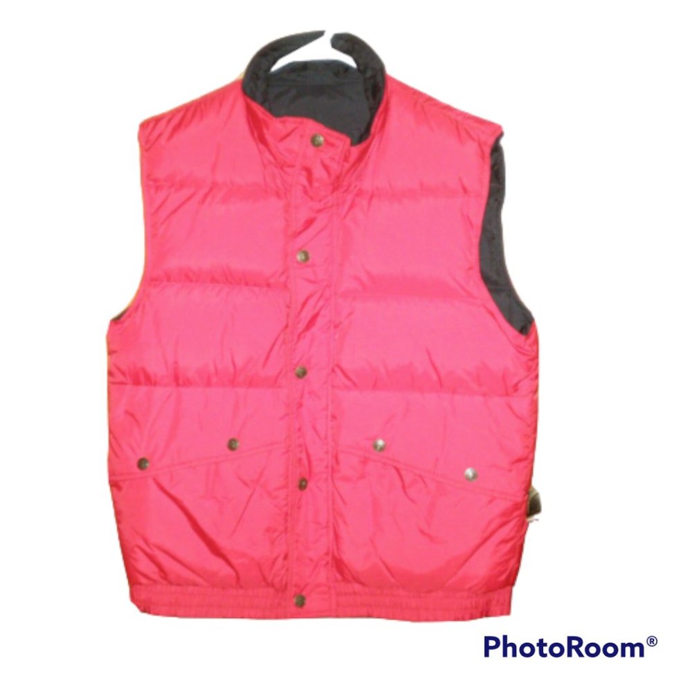 Vintage 80's Coleman Reversible Down Vest